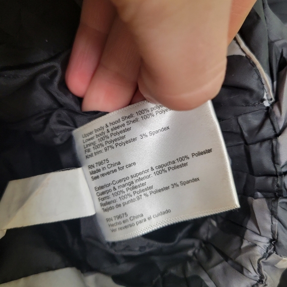 Michael Kors camo puffer jacket 7 kids - Picture 4 of 5
